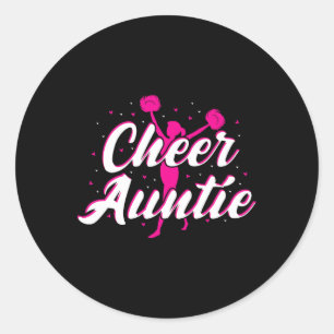 Adesivo Conjunto de Cheer Aunt Cheerleader Cheer Tia Cheer