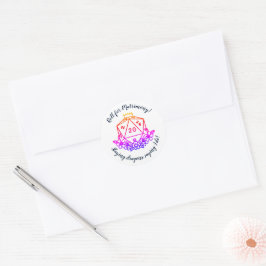 Adesivo Conjunto de Festas de casamento D&D: Roll para Mat