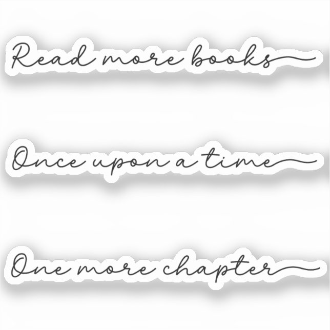 Adesivo Conjunto de Folha Manuscrito (Frente)