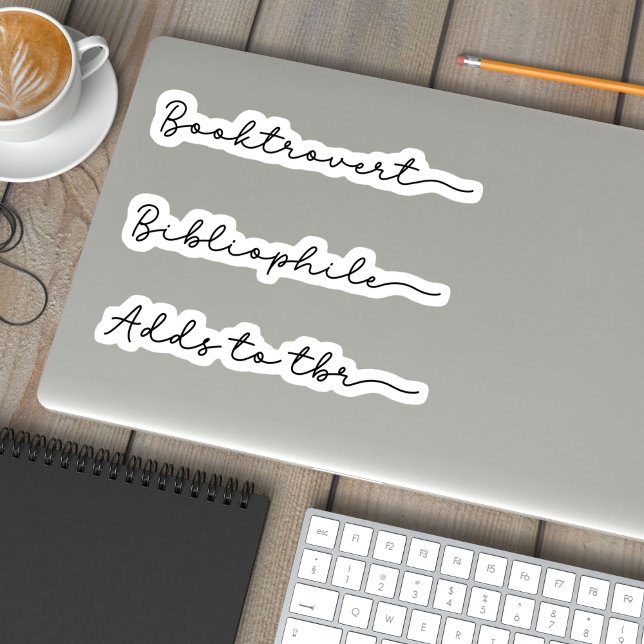 Adesivo Conjunto de Folha Manuscrito (Criador carregado)