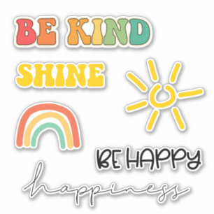 Adesivo Conjunto de inspiração bonito de 6