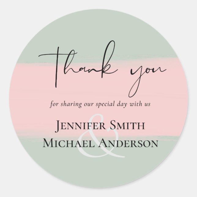 Adesivo Conjunto de Noiva com Script Rosa Bege Orçamento A (Frente)