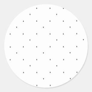Adesivo Conjunto de Pastas com Padrão de Triângulo Minimal