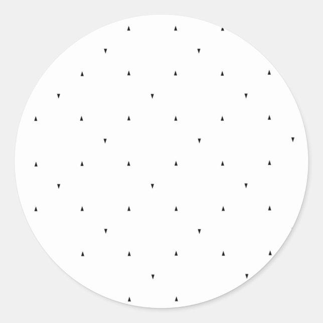 Adesivo Conjunto de Pastas com Padrão de Triângulo Minimal (Frente)