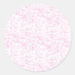 Adesivo Conjunto de Pastas de Arquivo Abstratas Rosa