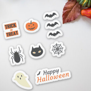 Adesivo Conjunto de Stickers Halloween
