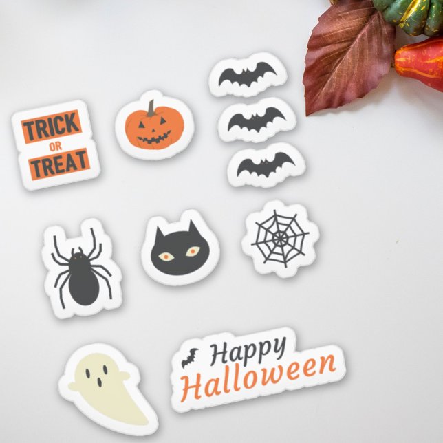Adesivo Conjunto de Stickers Halloween (Halloween Stickers Set)