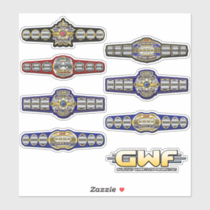 Adesivo Conjunto de Título de Idade do Ouro GWF 1