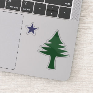 Adesivo Conjunto de Vinhetas Limpas com Sinalizador Maine