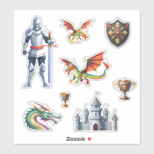 Adesivo Conjunto Gótico Medieval