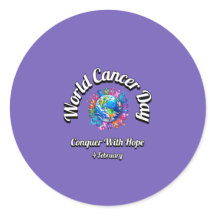 Conquiste Com Esperança. Dia Mundial do Cancer.