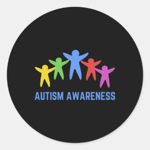 Adesivo Consciência Autismo Celebrando Vinheta da Diversid