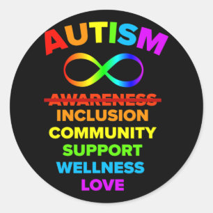 Adesivo Consciência Autismo Nós Realmente Precisamos De In