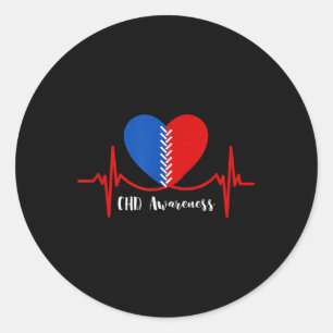 Adesivo Consciência Chd, Guerreiro Cardíaco, Coração Zippe