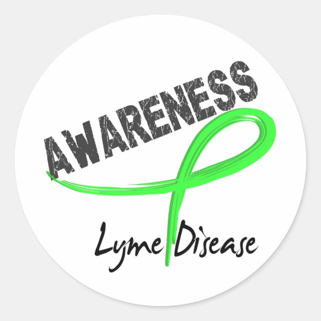 Adesivo Consciência da doença de Lyme 3 (Frente)