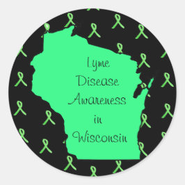 Adesivo Consciência da doença de Lyme nos Stickers