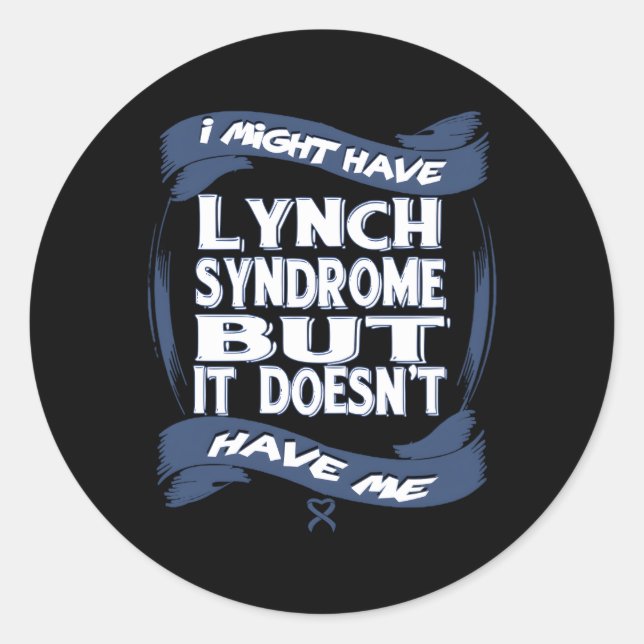 Adesivo Consciência da Síndrome de Lynch (Frente)