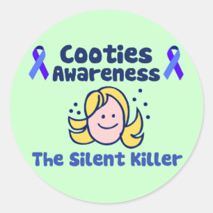 Adesivo Consciência de Cooties