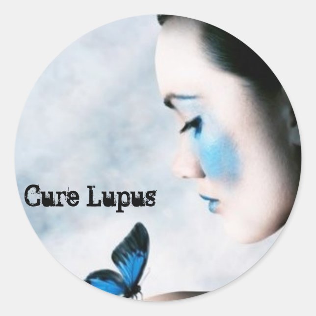 Adesivo Consciência de lúpus (Frente)