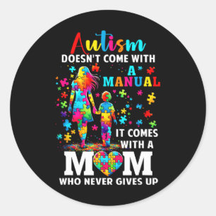 Adesivo Consciência do Autismo 2025 não vem com um manual 