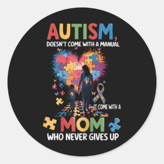 Adesivo Consciência do Autismo 2025 não vem com um manual 