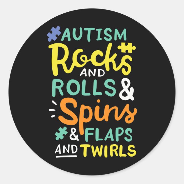 Adesivo Consciência do Autismo 3 (Frente)