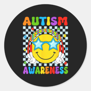 Adesivo Consciência do autismo equipe de autismo apoio div