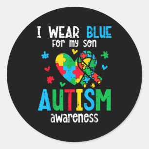 Adesivo Consciência do autismo use azul pelo filho autista