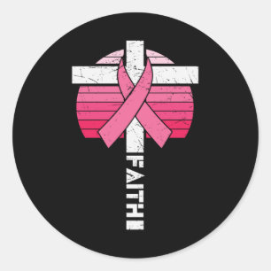 Adesivo Consciência do Cancer da Mama Esperança Fortalecim