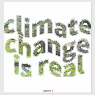 Adesivo Consciência do Dia da Terra das alterações