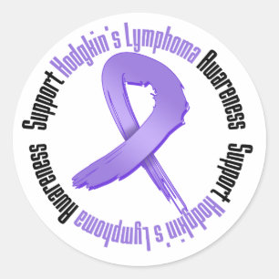 Adesivo Consciência do linfoma de Hodgkins do apoio