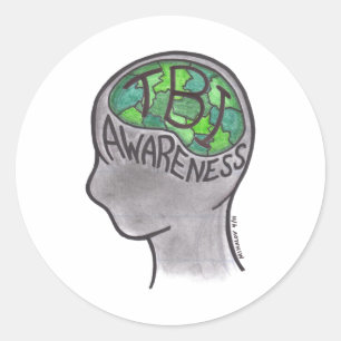 Adesivo Consciência do TBI
