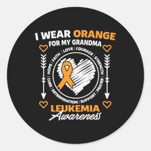 Adesivo Consciência Eu Visto Laranja Para Minha Avó Nana