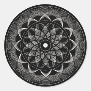 Adesivo Consciência - Geometria Sagrada Mandala