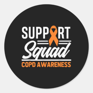 Adesivo Consciencialização de Copd Warrior Support Squad