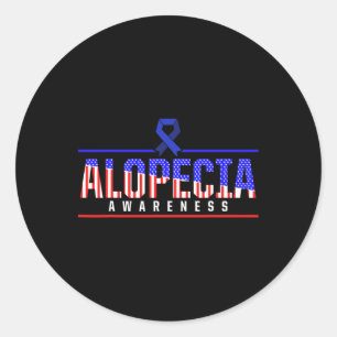 Adesivo Conscientização da Alopecia Perda de Cabelo Guerre