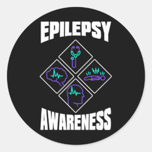 Adesivo Conscientização da Epilepsia Especialize Guerreiro