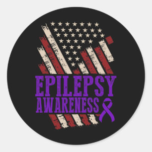 Adesivo Conscientização da Epilepsia Guerreiro Epilético S