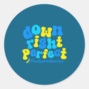 Adesivo Conscientização da Síndrome Down Right Perfect
