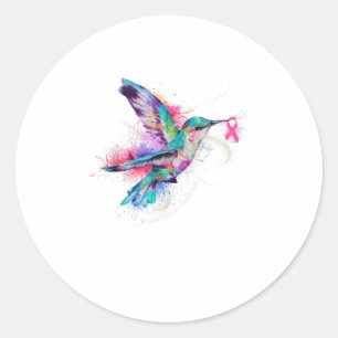 Adesivo Conscientização do Cancer da Fita de Hummingbird