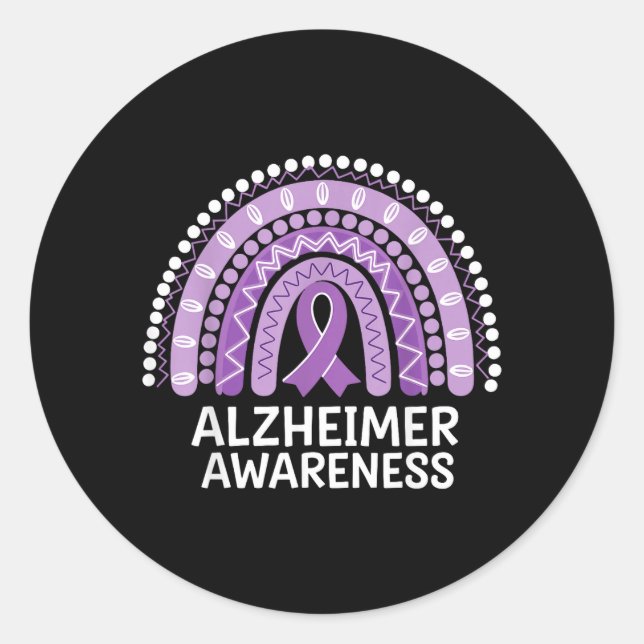 Adesivo Conscientização sobre Alzheimer (Frente)