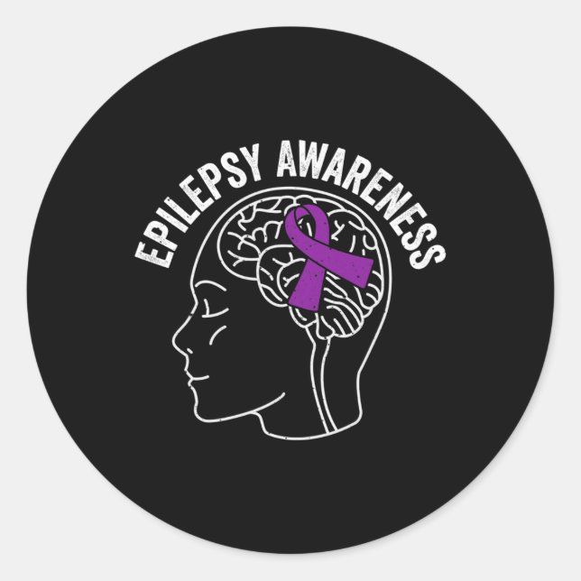 Adesivo Conscientização sobre Epilepsia 5  (Frente)