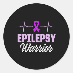 Adesivo Conscientização sobre Epilepsia Guerreiro Epilétic