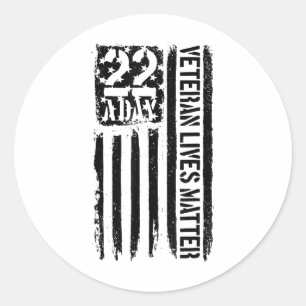 Adesivo Conscientização sobre suicídio de veteranos Vive v