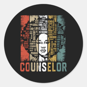 Adesivo Conselheira de Mulheres Afro-Americanas Histórias