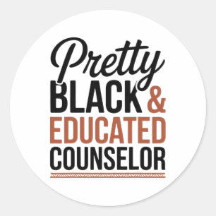 Adesivo Conselheiro Preto Bonito e Educado História Negra