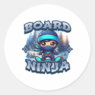 Adesivo Conselho Ninja Snowboard Ninja Snowboardin