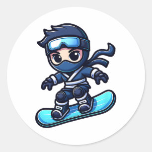 Adesivo Conselho Ninja Snowboard Ninja Snowboardin