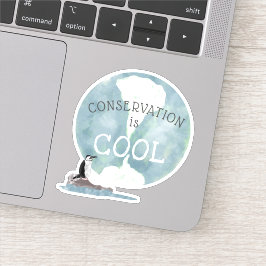 Adesivo Conservação é Legal Pinguim