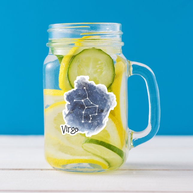 Adesivo Constelação da Noite de Virgem Starry - Corte Pers (Criador carregado)